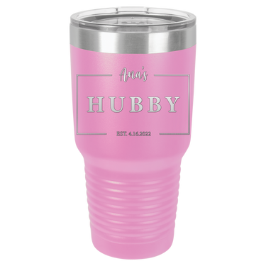 Hubby Anniversary 30oz Ringneck Tumbler
